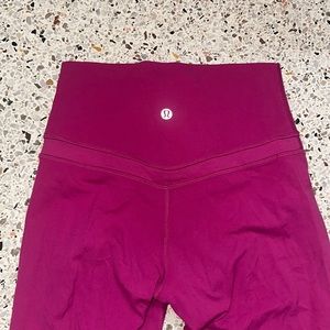 Lululemon hot pink align high rise leggings 4